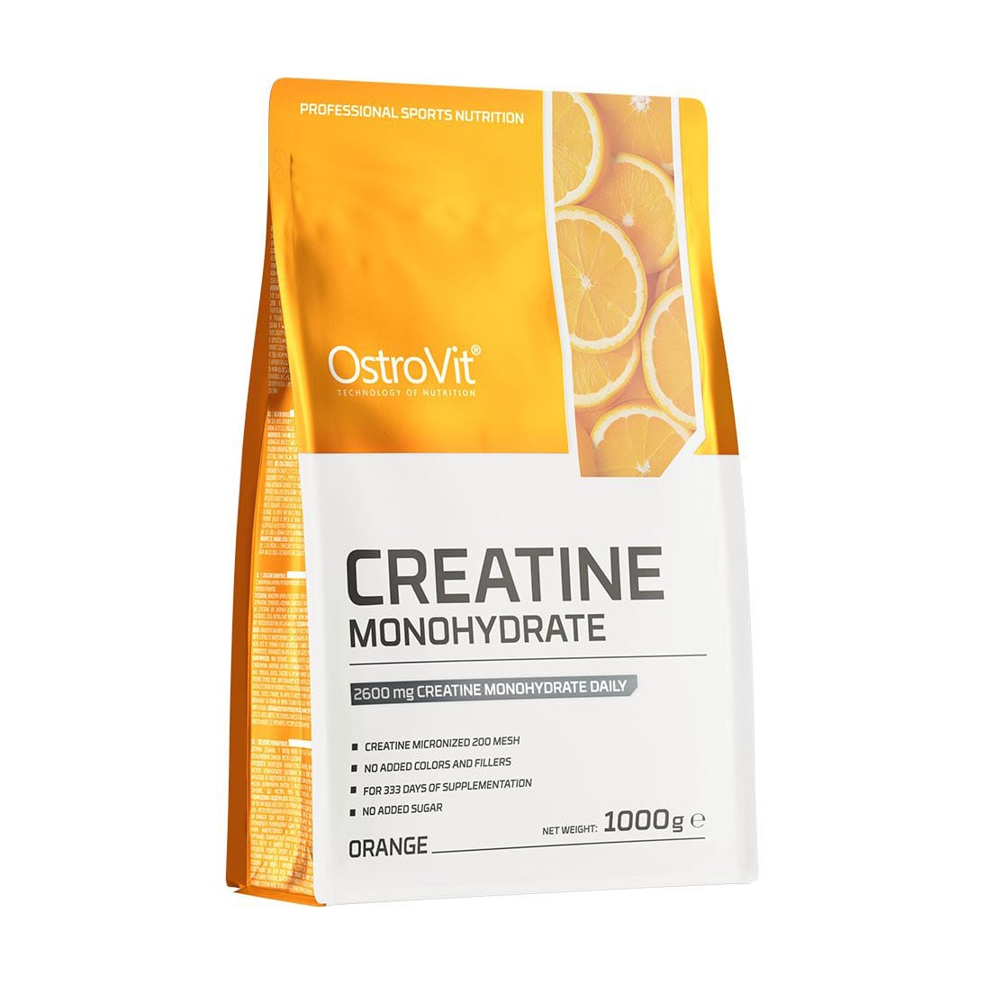 Креатин OstroVit Creatine Monohydrate Апельсин, в порошку, 1 кг